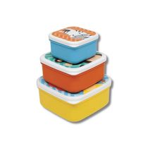 KIT COM 3 POTINHOS ANIMAL FUN - BUBA