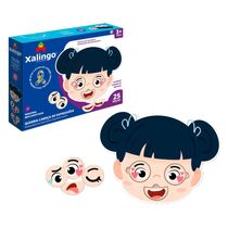 Quebra Cabeça De Expressões 25 Peças Em Madeira - Xalingo 1762.1