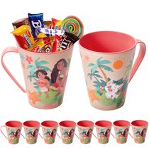 20 Canecas Copos de Lembranças Moana Festa Infantil Doces