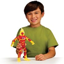 Ben 10  - Boneco Grande Luxo Articulado 30 Cm Heatblast Chama  Sunny