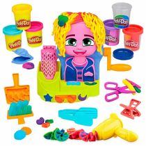 Massa de Modelar PlayDoh Cabelos Coloridos com Estilo - Hasbro