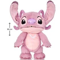 Pelucia Disney Angel Interativa e Realista 30cm - Stitch - Sunny