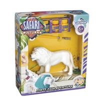 Boneco de Pintar Pintura Safari Leão Com Tintas e Pincel Adijomar