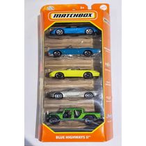 *Embalagem danificada* Matchbox Pack de 5 - Blue Highways II