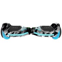 Hoverboard Elétrico com Luz LED e Alto Falante Bluetooth Embutido, Hover 1 H1 100, Preto