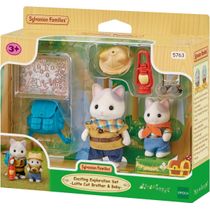 CONJUNTO EXPLORACAO ANIMADA - IRMAO & BEBE GATO DE LEITE SYLVANIAN FAMILIES - EPOCH