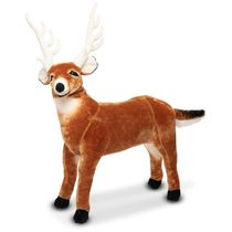 Pelúcia Cervo 90 cm de Comprimento com Design Realista para Crianças Acima de 3 Anos, Melissa & Doug, Marrom