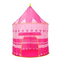 Super Barraca Infantil Castelo Das Princesas Meninas Grande Rosa Art Brink