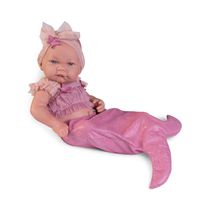 Bebê Reborn BONECA ANTONIO JUAN Menina Nica Sereia Corpo 100% Vinil F1771