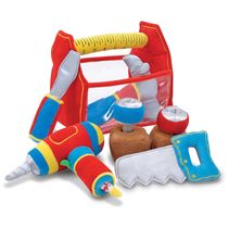 Kit de Ferramentas Infantis de Pelúcia com Broca Vibratória e 9 Peças para Crianças Acima de 3 Anos, Melissa & Doug