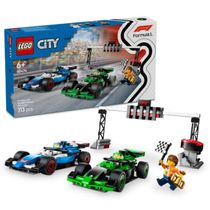 60474 Lego City - Fórmula 1 - Grid com Carros de Corrida Vcarb e Sauber