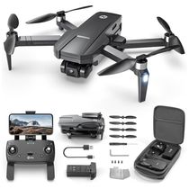 Drone e Acessórios para Adultos de 3 Eixos Gimbal com Câmera 4K, Transmissão de Vídeo até 3 km, Retorno Automático, Função Seguir, Holy Stone HS720R,