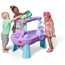 Mesa de Atividades Sensoriais com Água para Crianças, 13 Acessórios, Para Crianças de 1,5+ Anos, Step2, Azul e Roxo