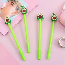 Caneta Fofa Kawaii Gel Abacate Carinhas