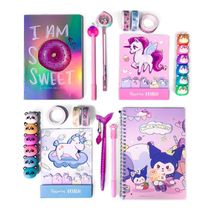Kit 8+8 Itens Kawaii Select - Papelaria Fofa Criativa