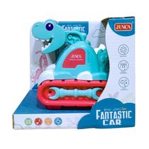 Brinquedo Infantil Bebê Trator Dino Luz e Som Divertido