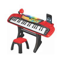 Teclado Infantil com Microfone e Banqueta - Zoop Toys