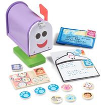 Caixa de Correio Infantil de Madeira com 27 Peças para Crianças Acima de 4 Anos, Melissa & Doug Blue's Clues & You