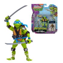 Boneco Leonardo Tartarugas Ninja TMNT Mix’n Match com Acessórios – Articulado e Original da Sunny Brinquedos – Para Brincar e Colecionar