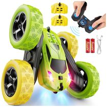 Mini Carro de Controle Remoto, Brinquedo RC para Meninos de 6 a 12 Anos, Carro de Acrobacias Fora de Estrada 4WD com Giro 360, Presente,QUNREDA