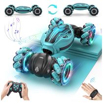 Carrinho de Controle Remoto Minetom, Veículo de Acrobacias por Comando de Movimentos para Crianças 612, Brinquedo para Meninos e Meninas com