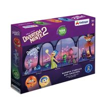 Quebra-Cabeça Divertidamente 2 Emoções 4 em 1 400 Peças Xalingo