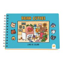 Livro de Colorir - Bear Cuties (azul)