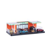 King of Boxes Expositor - Diorama Posto de Gasolina