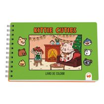 Livro de Colorir - Kittie Cuties (verde)