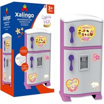 Geladeira Refrigerador Pop Casinha Flor Xalingo