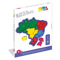 Puzzle Mapa do Brasil 26 Peças - Babebi