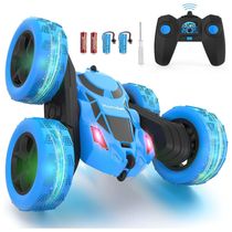 Hamdol T1 Carrinho de Controle Remoto 360 de Rotação com Luz LED, Amarelo