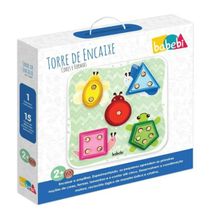 Torre de Encaixe Cores e Formas - Babebi