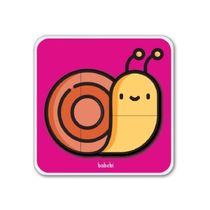 Puzzle Infantil Caracol 4 Peças - Babebi