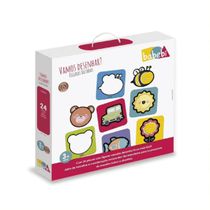 Jogo Vamos Desenhar Figuras Vazadas - Babebi