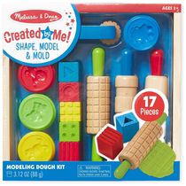 Kit Atividades de Argila Infantil com Ferramentas de Escultura e 4 Potes de Massa de Modelar para Crianças Acima de 3 Anos, Melissa & Doug