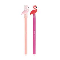 Caneta Esferográfica Flamingo Apagável - Cores Sortidas - Brw