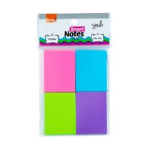 Bloco de Notas Adesivas Smart Notes Color - Brw