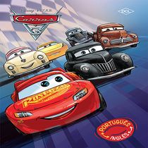 Livro Bilíngue - Carros 3 - Disney - DCL
