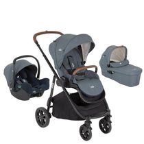 CARRINHO VERSATRAX TRIO AZUL LAGOON + BEBE CONFORTO + MOISES - JOIE