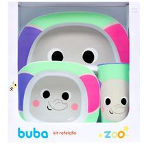Kit Refeição Infantil Bubazoo Elefante - Buba
