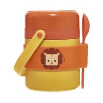 Pote Termico de Inox Bebe Com Colher Kouii Filhotes Leao Leo