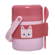 Pote Termico de Inox Bebe Com Colher Kouii Filhotes Gata Mia