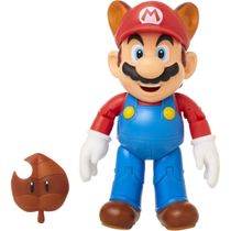 Figura Raccoon Mario Super Leaf 10cm Super Mario Sunny 4200