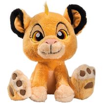 Pelúcia Simba O Rei Leão 30cm Big Feet Original Disney FUN
