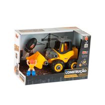 Retroescavadeira de Brinquedo Zoop Toys com Ferramentas e Boneco ZP00424