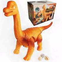 Brinquedo Dinossauro Braquiossauro Com Luzes Som E Movimento