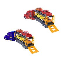 Caminhão Cegonha - Paccar - 4 Carrinhos - Sortido - New Toys