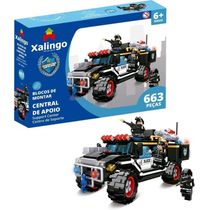 Blocos de Montar Operações Especiais Central De Apoio 663 peças Xalingo