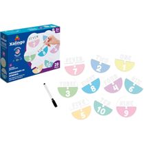 Quebra-Cabeça Aprendendo os Números em Inglês 20 peças Xalingo